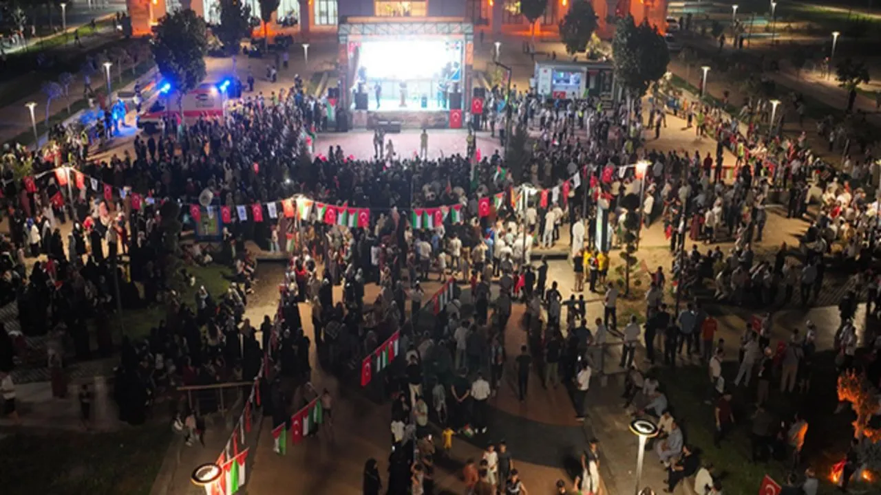 Filistin İçin Urfa Tek Yürek Oldu